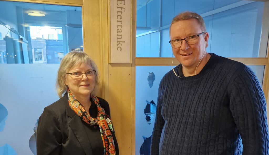 Ewa Engdahl, VD Coompanion och Jonas Lööf, Verksamhetsledare Miljöfordon Sverige